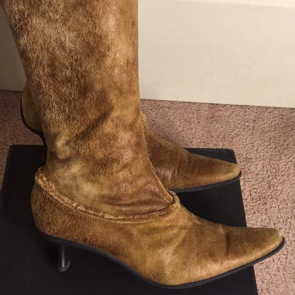 France Mode Caramel Boots - Picture 3 of 6